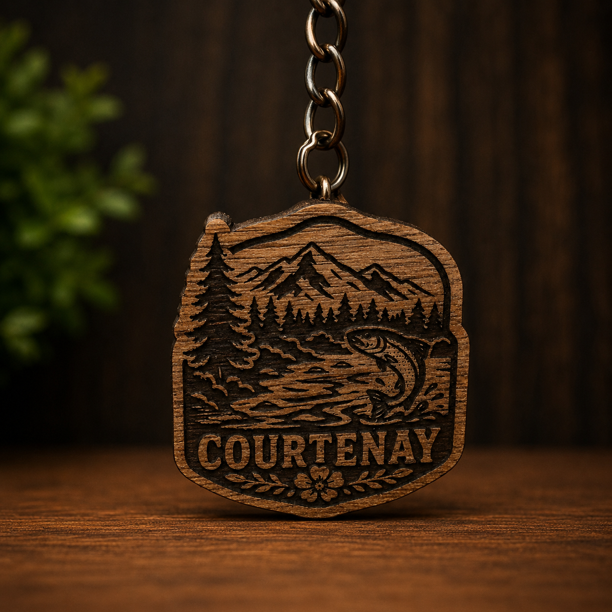COURTENAY BC CANADA Keychain