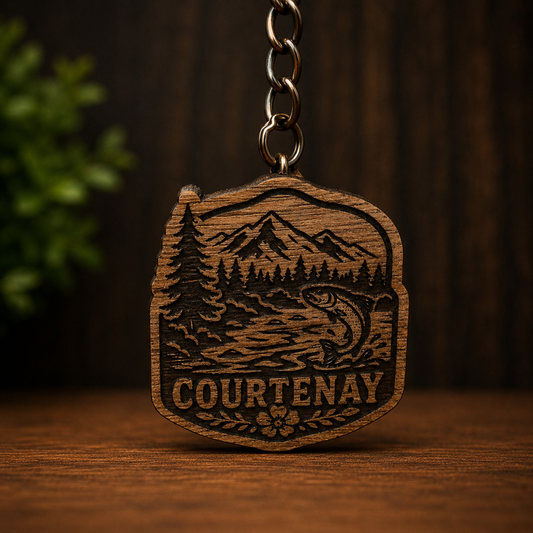COURTENAY BC CANADA Keychain
