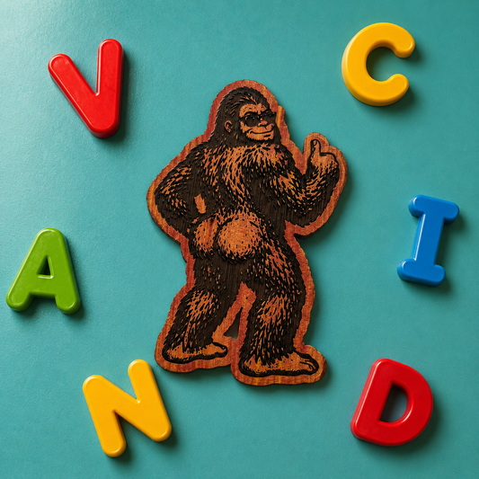 Cheeky Sasquatch Bigfoot Magnet