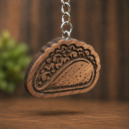Taco Keychain