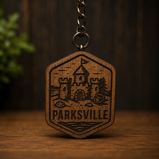 PARKSVILLE BC CANADA Keychain