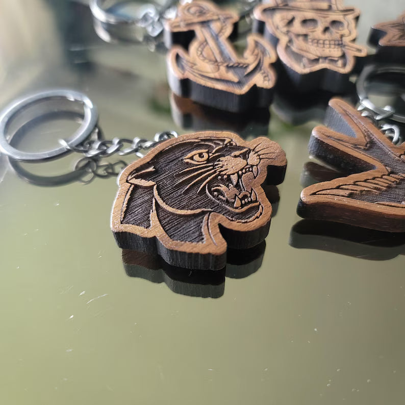 Tattoo Flash Keychain Set of 6