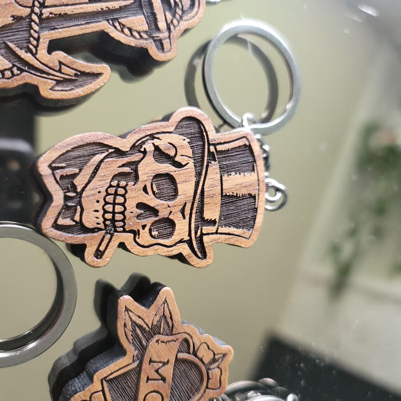 Tattoo Flash Keychain Set of 6