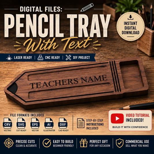 Digital Files: Pencil Catchall Tray.