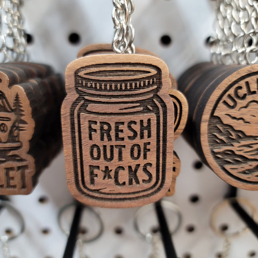 Fresh out of F*cks Keychain