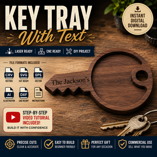 Digital Files: Key Shaped Catchall Tray.