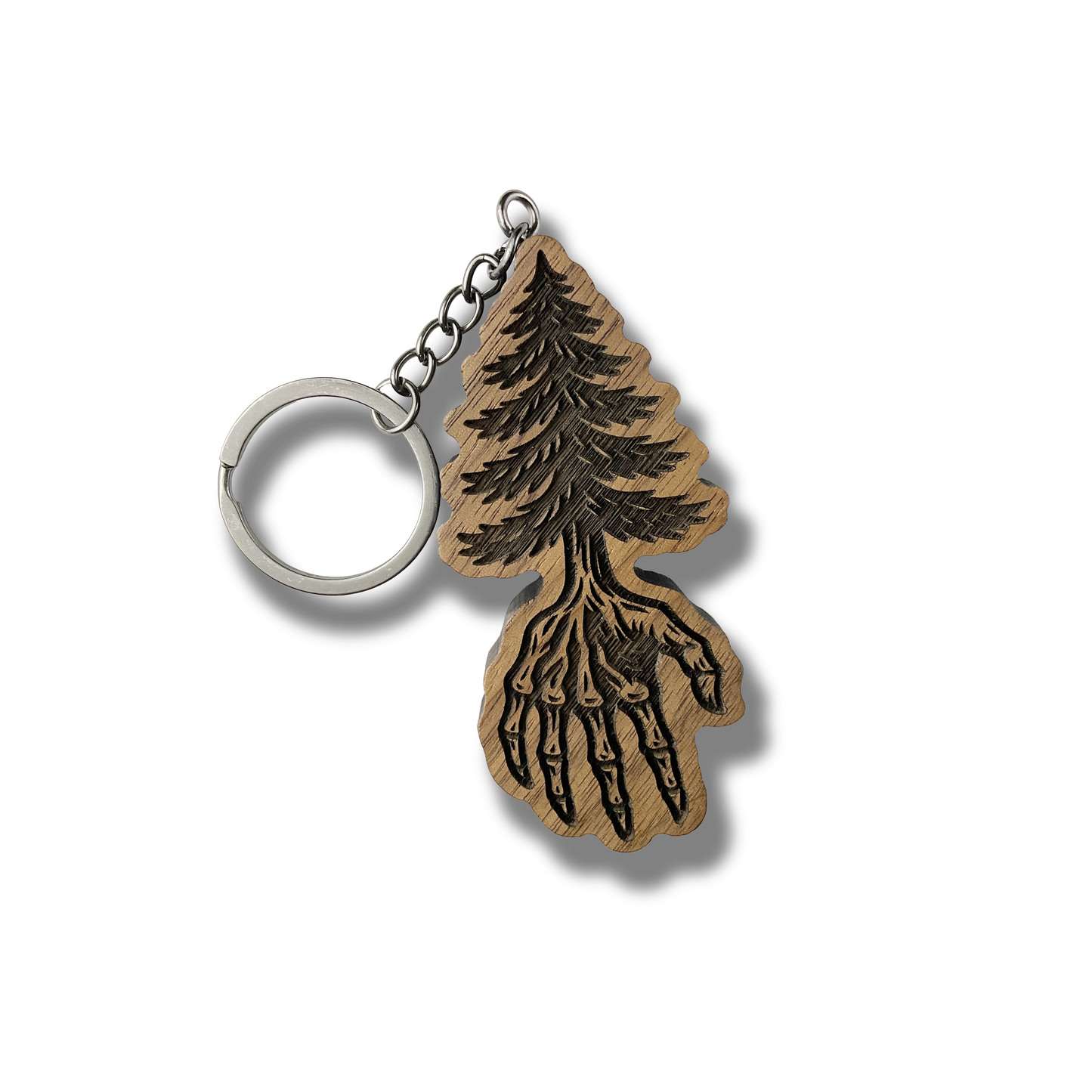 Tree Hand Keychain